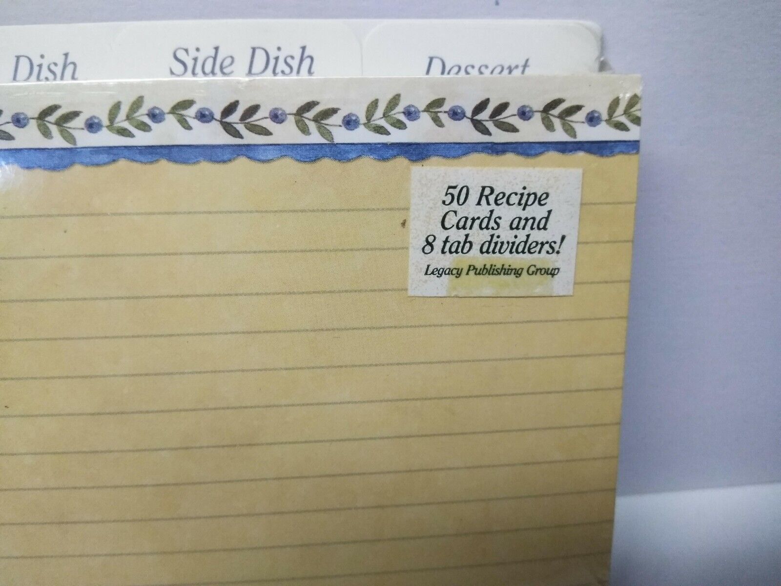 Recipe Card Dividers & Tabs – Favorite Story