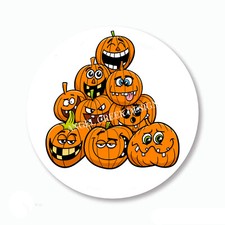 Halloween Pumpkins Scrapbook Stickers Autumn Party Favors Pumpkin Labels Seals