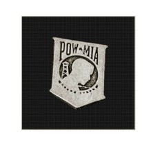 POW MIA VEST PIN * MADE IN THE USA * MOTORCYCLE BIKER JACKET PIN
