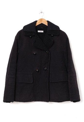Women's PRADA Pea Coat Jacket Cotton 
