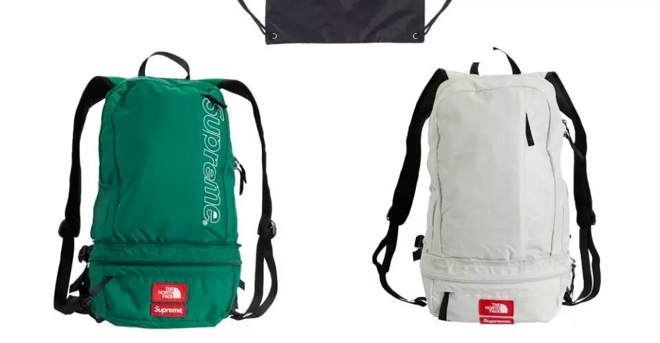 Sac à dos convertible Supreme The North Face Trekking taille vert foncé pierre