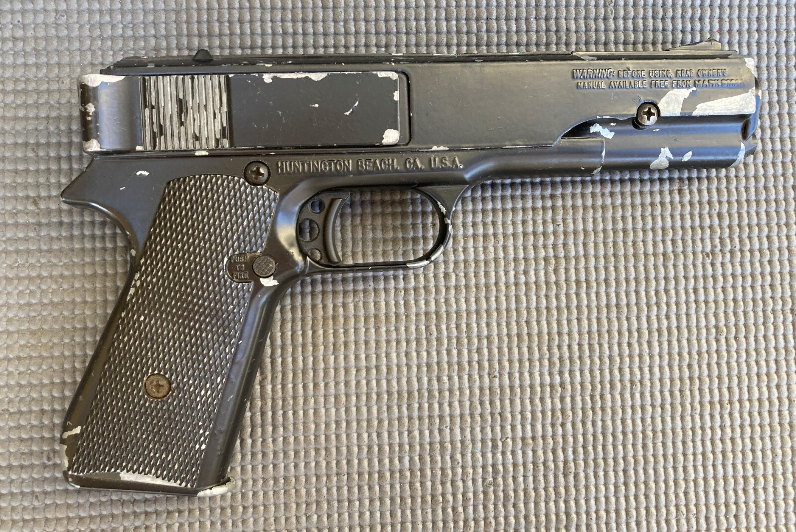 REDUCED MARKSMAN BB PISTOL REPEATER .177 CAL PELLET AIR GUN