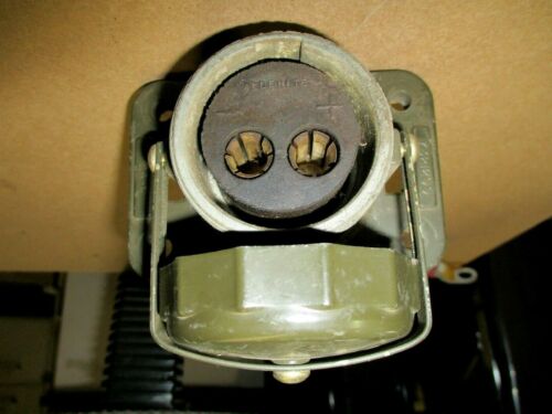 Allenite Vintage 24 Volt 2 Pin Militärfahrzeug Sklave Buchse Buchse - Bild 3 von 4