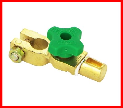 STACCABATTERIA FIAT 500 126 CORSA PROFESSIONALE A 2 POLI A CHIAVETTA Stacca Batteria 12 100a Per Trattore Auto Camper Barca