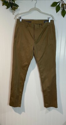 Bonobos Mens Tailored Fit Khaki Chinos Size 31/32 Cotton