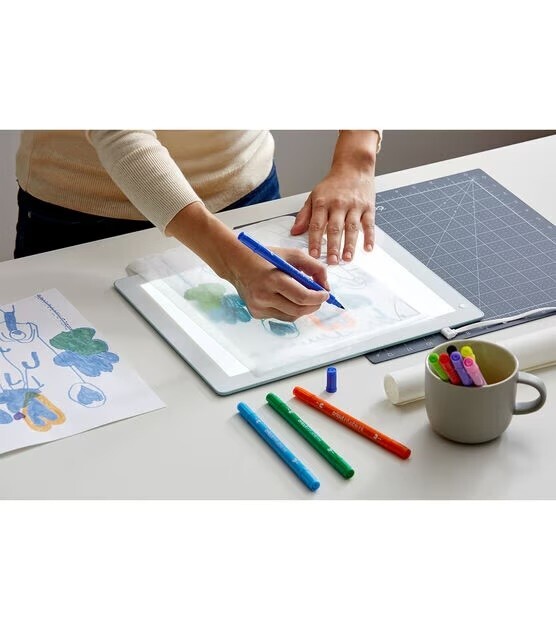 Cricut BrightPad Go, Boîte à lumière LED sans fil, 29,2 cm