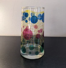 Vintage Midcentury Bartlett-Collins Highball Glass in the Gibraltar Pattern