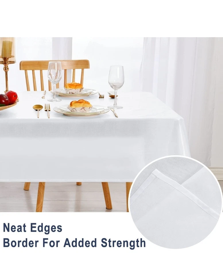 Hiasan Plastic Tablecloth Rectangle 64x80in. - Image 2 of 3