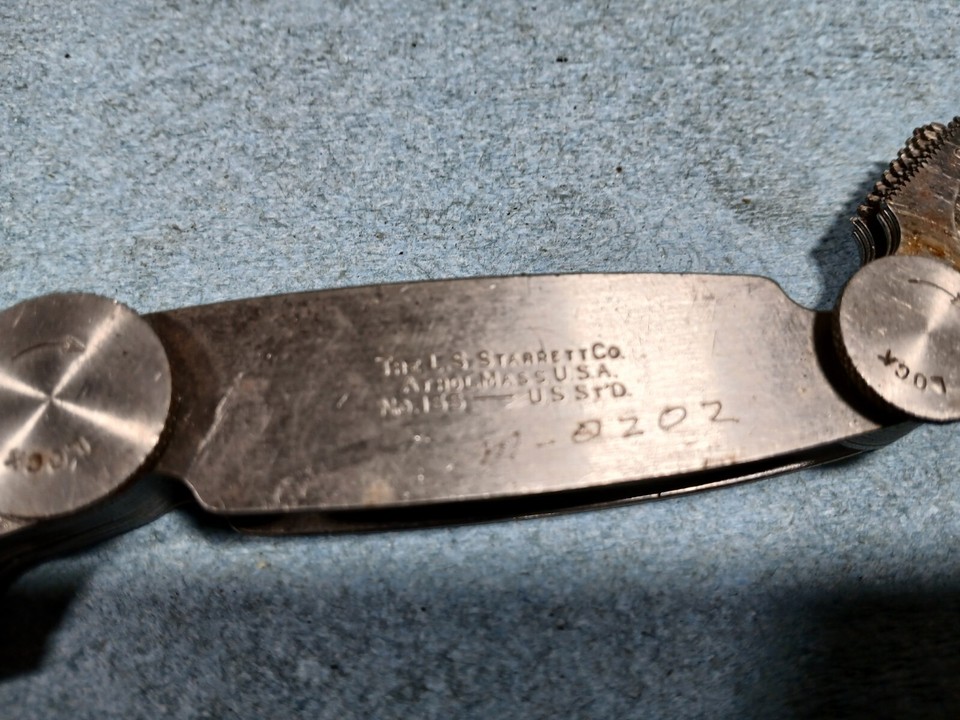 Starrett No.155 thread pitch gauge | eBay
