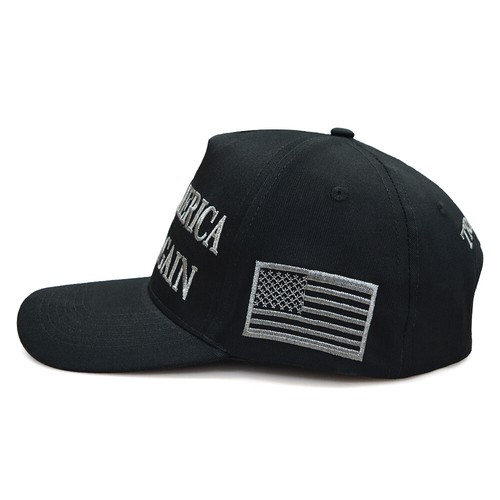 Trump 2024 Dark MAGA Hat Baseball Embroidery Cap Make America Great Again - Picture 4 of 6