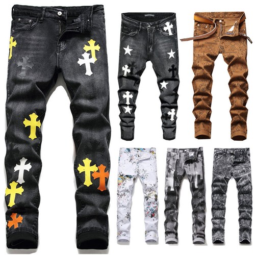 Pantalones vaqueros para hombre Straight Jeans Regular Fit Pantalones vaqueros para hombre pantalones para | eBay