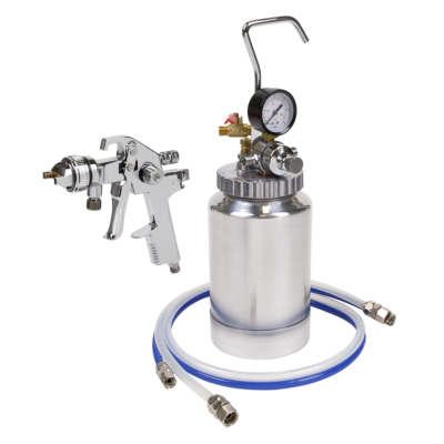 #ad #ad Sealey Pressure Pot System With Spray Gun amp; Hoses 1.7mm Set Up HVLP 79 P GBP 163.26