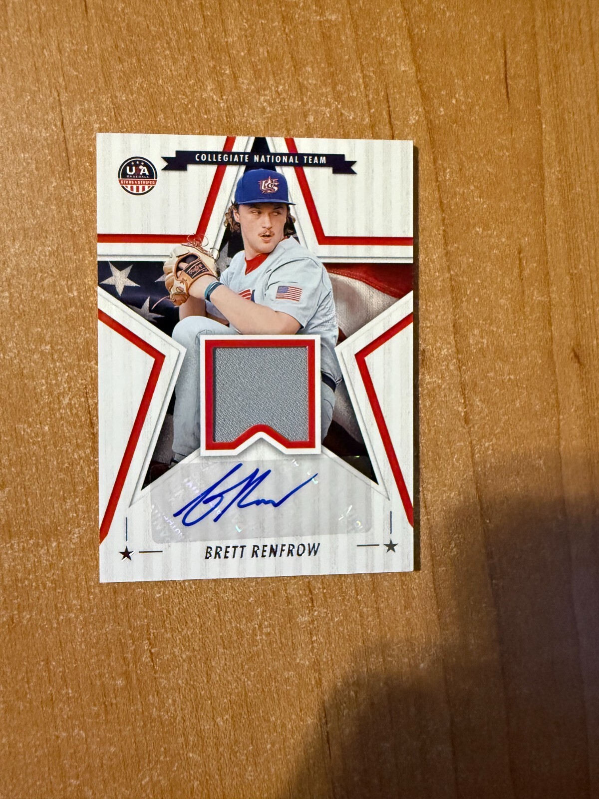 2025 Panini Stars & Stripes - Brett Renfrow - Collegiate Team USA Auto Relic