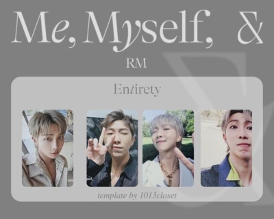 BTS　RM　トレカ BTS RM Special 8 Photo-Folio Me, Myself,and RM Entirety Official