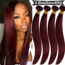 100 Virgin Human Hair Extensions Weave Weft 300g 3 Bundles Full Head Thick Wavy