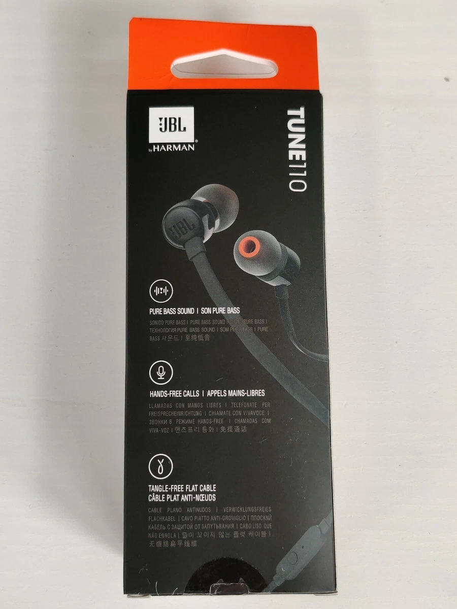 Genuine JBL Harman Tune Wired Handsfree Headphones Black New Retail Packed 50036335560 | eBay