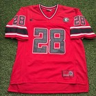 Georgia Bulldogs Heavyweight Jersey Mens Xl Red Ncaa Football Coloseum