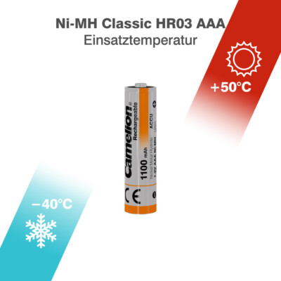 NI-MH HR03 / AAA / 1100mAh / 1,2V / BP2 - Foto 10