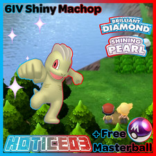 6IV Shiny Machop Pokemon Brilliant Diamond Shining Pearl