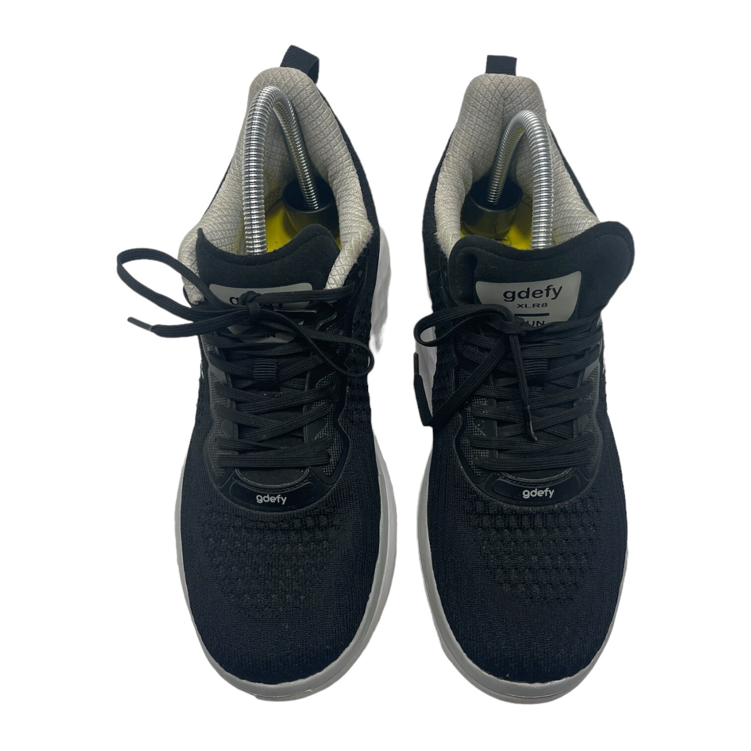 Gdefy by Gravity Defyer XLR8 Run Women's Size 10 Black Silver Running