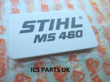 GENUINE STIHL MS 460 MODEL PLATE BADGE LOGO CHAINSAW 1128 967 1513