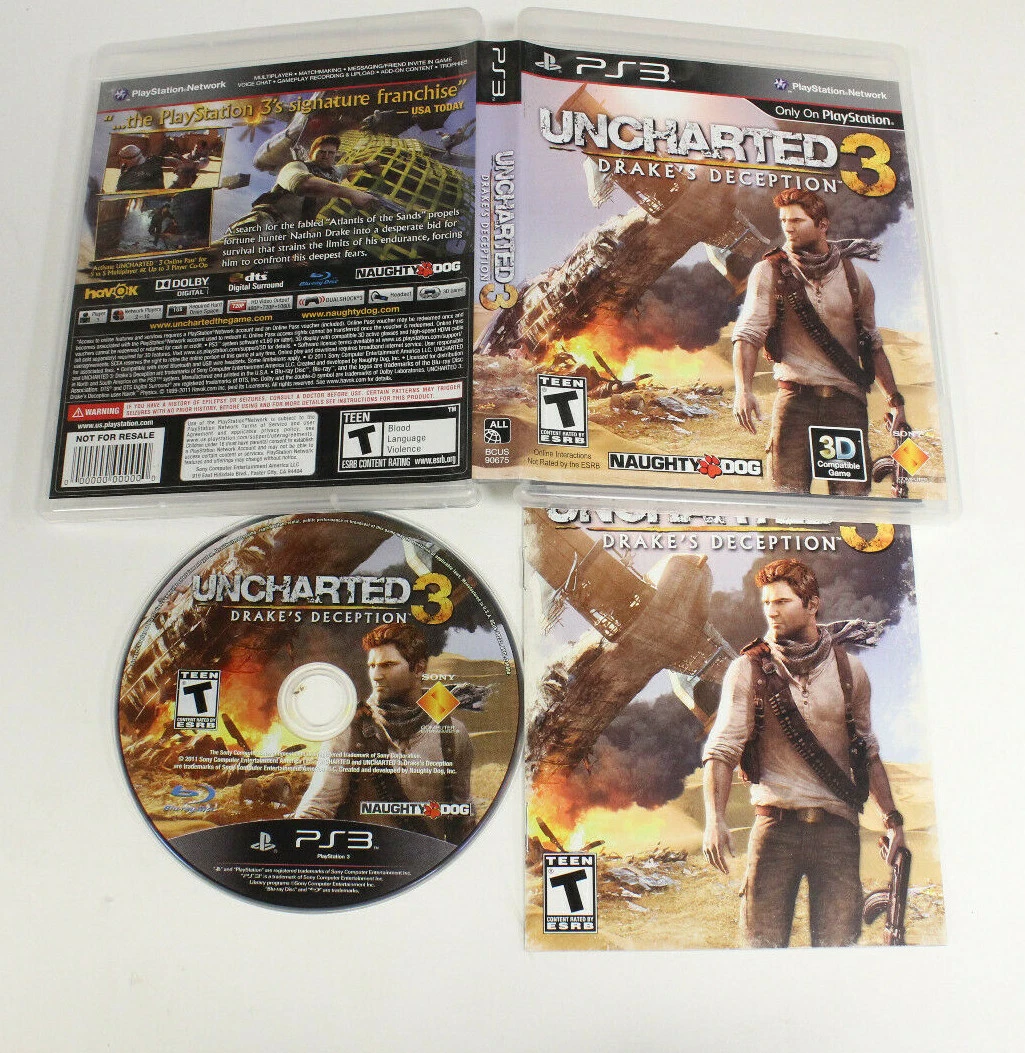 Uncharted 3 ps3 psn deals