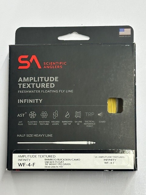 Soie De Mouche Scientific Anglers Amplitude Infinity – WF4F Camouflage – Neuve