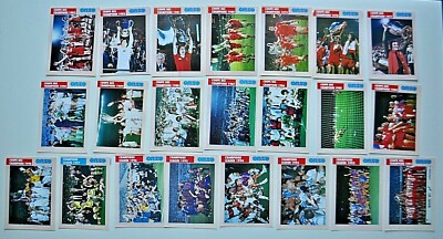 LOT 8 FICHES Formulario Scheda Form Onze Mondial Olmeta Ettori Lacombe