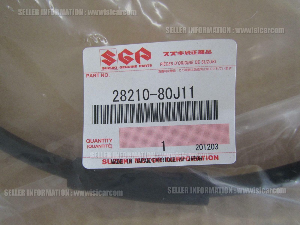 Merc SUZUKI SX4 J20A 2WD 5DR YA41S CABLE ASSY SELECT 28210-80J11 gear