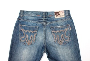 Mens-MEK-Marrakech-Slim-Boot-Button-up-Jeans-Sz-36-Inseam-34