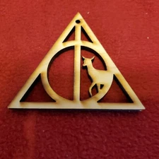 The Wizarding Trunk  Exclusive Harry Potter  Death Eater  wood Ornament 