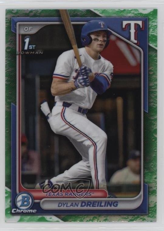 2024 Bowman Draft Chrome Lunar Glow Refractor Dylan Dreiling #BDC-42 uk2