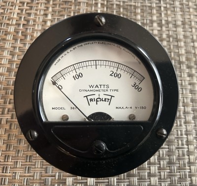 Triplett Watts Dynamometer Model 361 - NOS