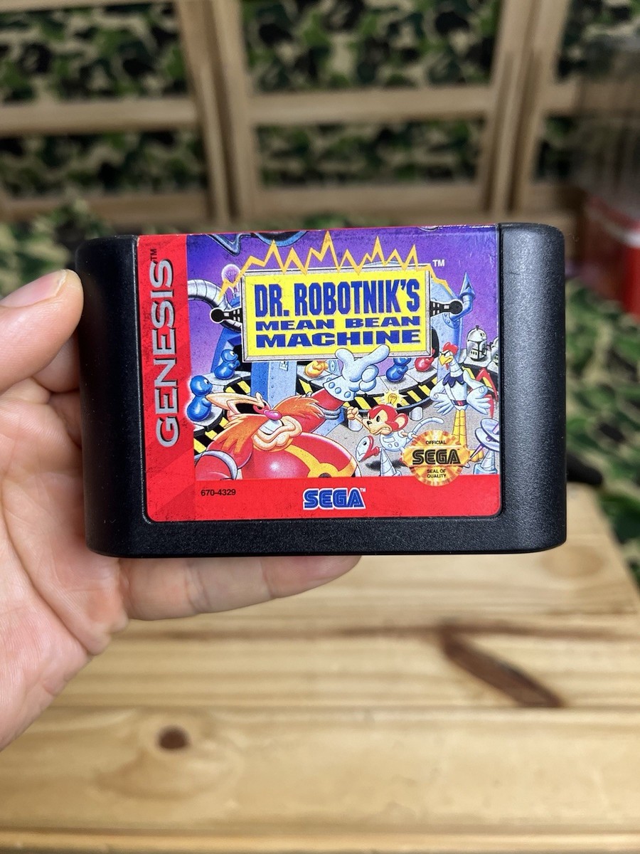 Dr. Robotnik's Mean Bean Machine (Sega Genesis, 1993) - Cartridge