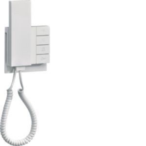 Elcom REK241Y Innenstation-Audio mit Hörer Aufputz 2Draht polarweiß glänzend