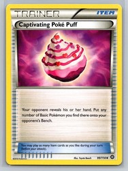 Captivating Poke Puff 99/114 XY Steam Siege Uncommon Trainer