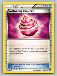 Captivating Poke Puff 99/114 XY Steam Siege Uncommon Trainer