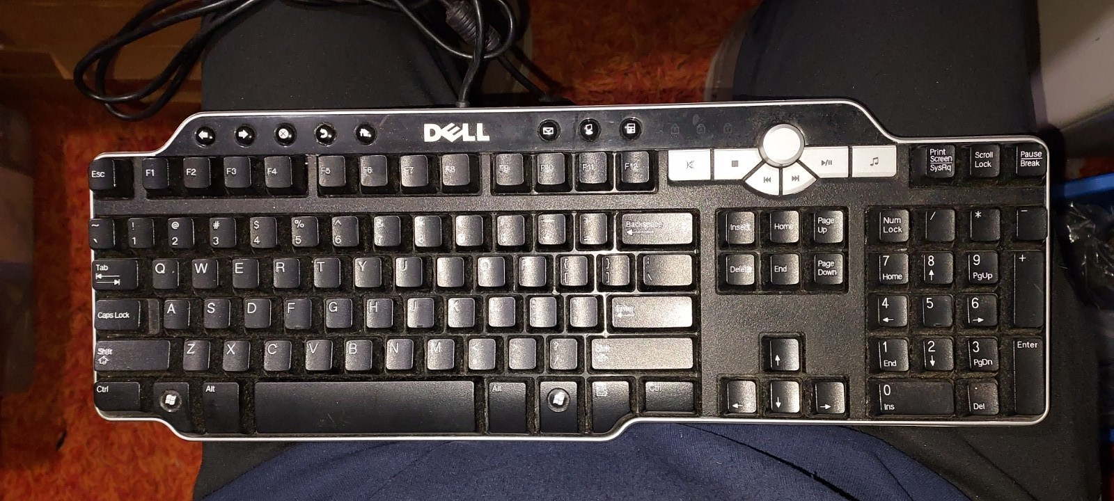Dell, SK-8135  Multimedia USB Keyboard with vol. knob OC3H