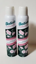 2 x BATISTE Dry Shampoo 100% Natural Extracts BAMBOO FIBER GARDENIA 4.23 oz