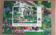 HOP Big 500 XL Piece Jigsaw Puzzle Titled Teddy Bears Picnic 2020 FREEPOST 