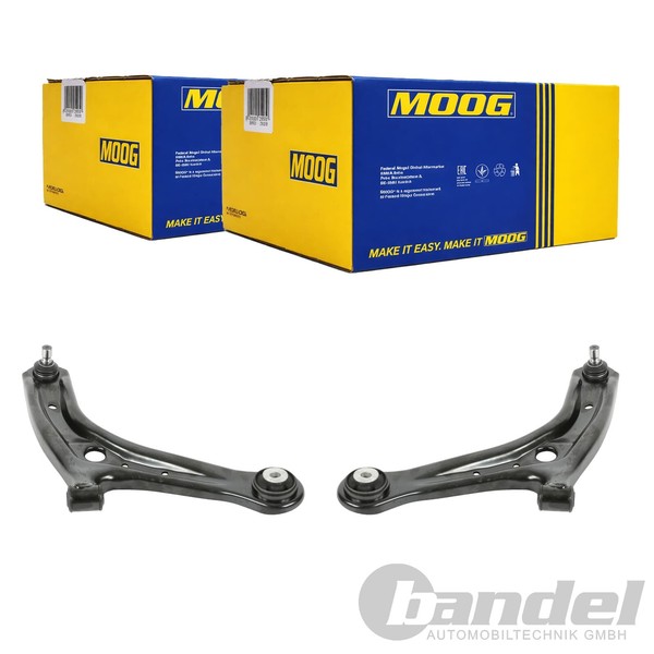 2X Moog Querlenker Satz Vorne Links+Rechts Passend FüR Ford B-MAX Tourneo Transi-image
