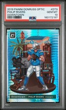 2019 Panini Donruss Optic Downtown #DT9 Philip Rivers Downtown PSA 10