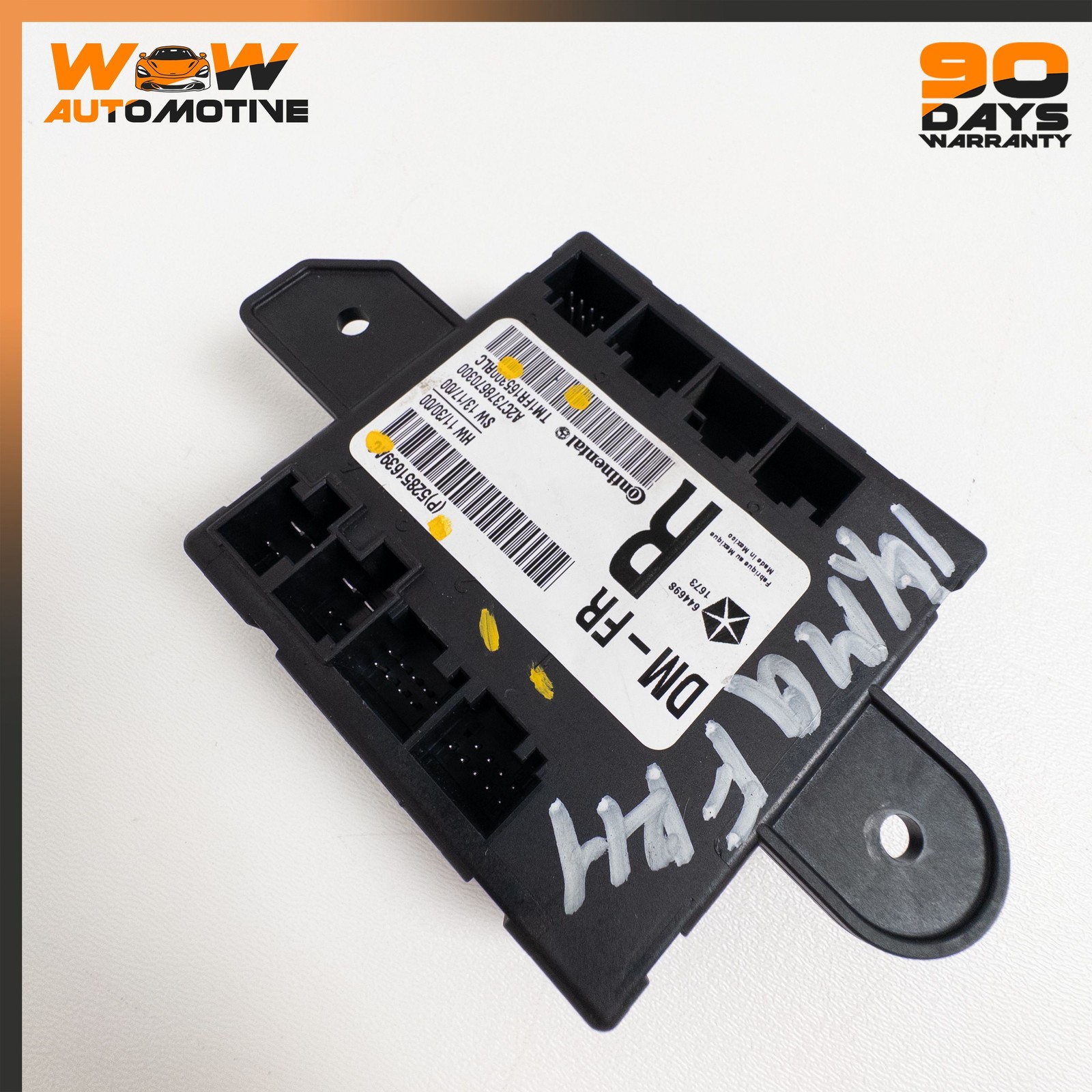 13-19 MASERATI QUATTROPORTE GTS FRONT RIGHT DOOR COMPUTER CONTROL MODULE OEM