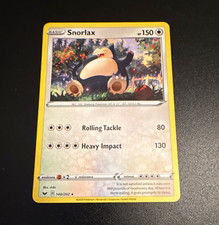 The Pokémon Company Pokémon TCG Snorlax 140/202 Sword & Shield Rare 150 HP 2020