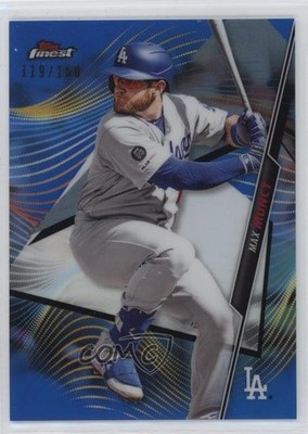 2020 Topps Finest Blue Refractor 119/150 Max Muncy #29 6o3