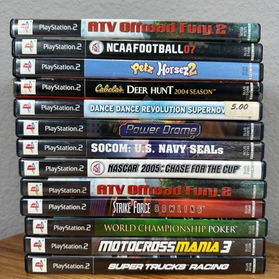 PS2 Playstation 2 - Pick Your Game(s) Bundle & SAVE + FREE SHIPPING! You PICK