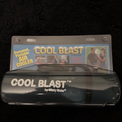 Misty Mate Cool Blast Portable Misting Air Cooler Manual Pump Cordless Black