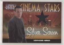 2007 Donruss Americana Cinema Stars Silver Screen Materials Leonard Nimoy 2po