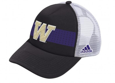 Adidas Men's University of Washington Huskies Foam Adjustable Trucker Hat NEW