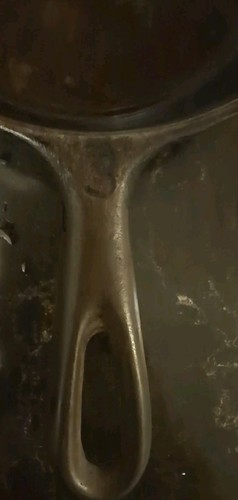 Vintage Nº Sartén de hierro fundido de 3 sartenes de 6 1/2 pulgadas usada - Imagen 4 de 6